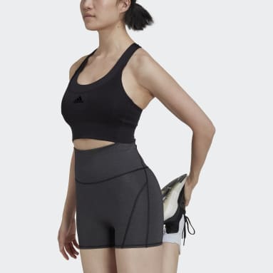 Ženy Cvičení A Trénink černá Podprsenka Running Medium-Support Pocket