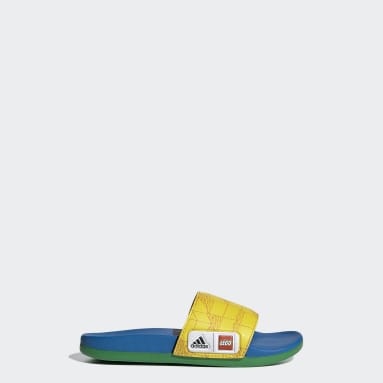 Ojotas adidas adilette Comfort x LEGO® Niños Amarillo Niño Sportswear
