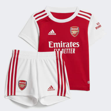 Barn Fotboll Röd Arsenal 22/23 Home Baby Kit
