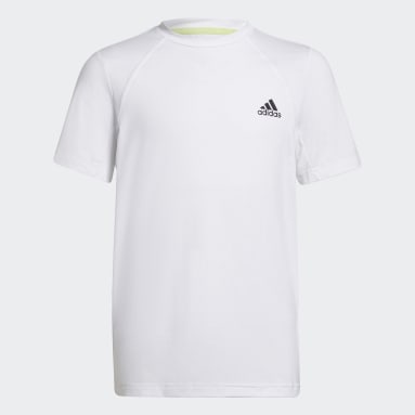 Boys Training White XFG AEROREADY Slim Sport Tee