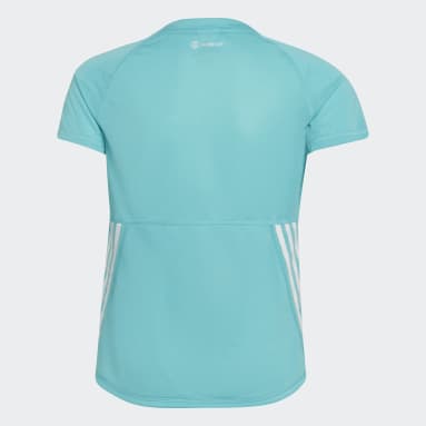T-shirt AEROREADY Training 3-Stripes Turquoise Filles Sportswear