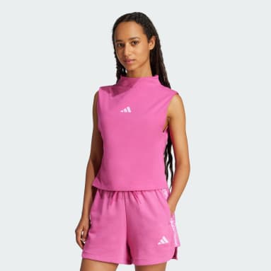 Musculosa Essentials Cuello Alto Ajustado