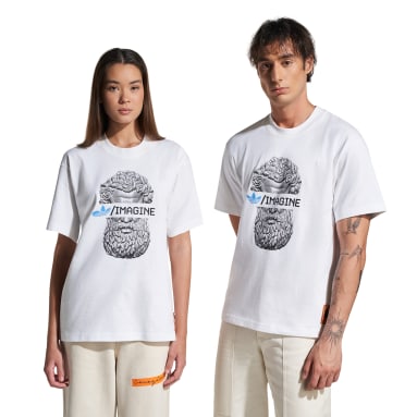 Emre Yusufi T-shirt White & Silver