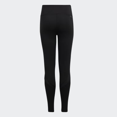 Calzas 7/8 AEROREADY Tiro Alto Negro Niña Sportswear