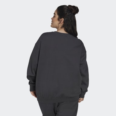Sweat-shirt (Grandes tailles) Gris Femmes Sportswear