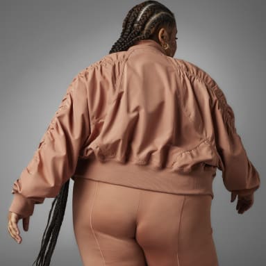 Women's Sportswear Brown Collective Power Bomber Jacket (Plus Size)