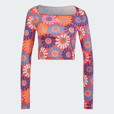 Camisa Cropped Manga Longa adidas x FARM Rio Crop