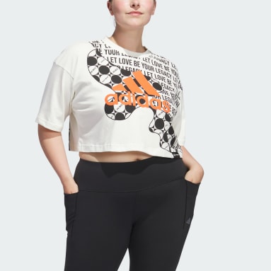 Polo Corto Pride Estampado (Unisex) (Tallas Grandes) Blanco Mujer Sportswear