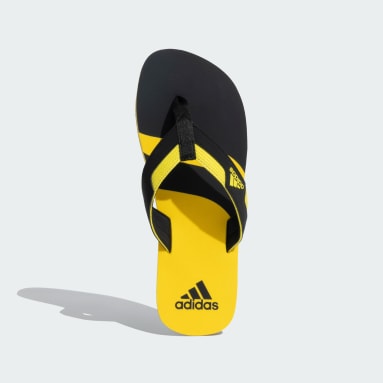 Yellow flip flops  adidas india