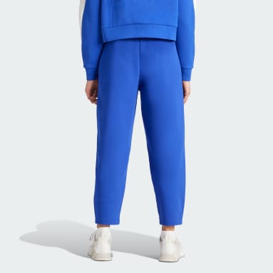Adidas blauwe trainingsbroek dames clearance