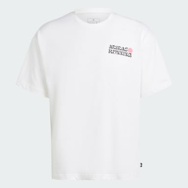Löpning Vit Break the Norm Graphic T-shirt (Gender Neutral)