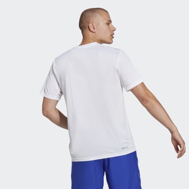 Remera de Entrenamiento Train Essentials Blanco Hombre Training