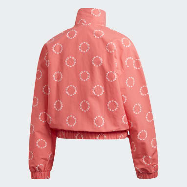 Ženy Originals ružová Tepláková bunda