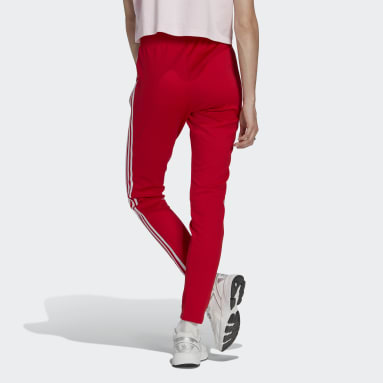 Preços baixos em Calça Adidas Vermelho para mulheres
