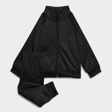 Kinder Originals Monogram Print Trainingsanzug Grau