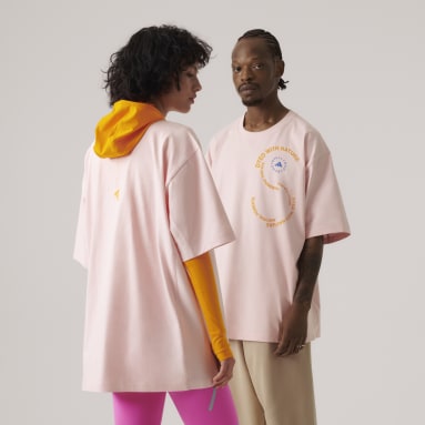 adidas by Stella McCartney Sportswear T-Shirt (Gender Neutral) Różowy