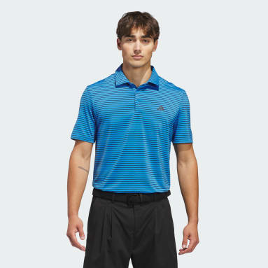 PERFORMANCE TWO-COLOR STRIPE POLO SHIRT