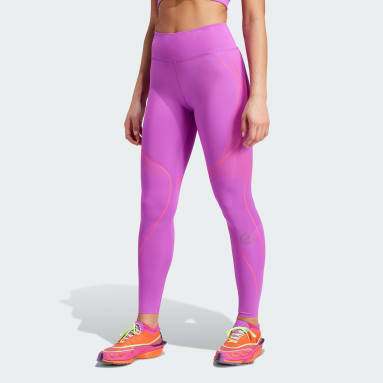 Buy adidas Womens Aeroknit 7/8 Tight Leggings Light Purple