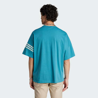 Heren Originals Turquoise Adicolor Neuclassics T-shirt