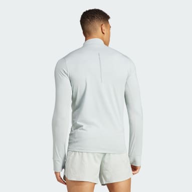 Mænd Løb Grå Ultimate Long Sleeve T-shirt
