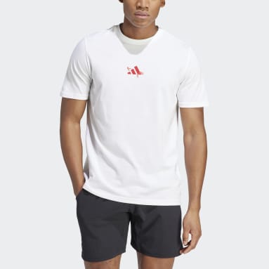 Camiseta AEROREADY Tennis Graphic Blanco Hombre Tenis