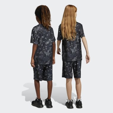 Jeugd 8-16 Jaar Sportswear Train Essentials Seasonal AEROREADY Allover Print Regular-Fit Short