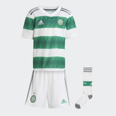 Barn Fotboll Vit Celtic FC 22/23 Home Mini Kit