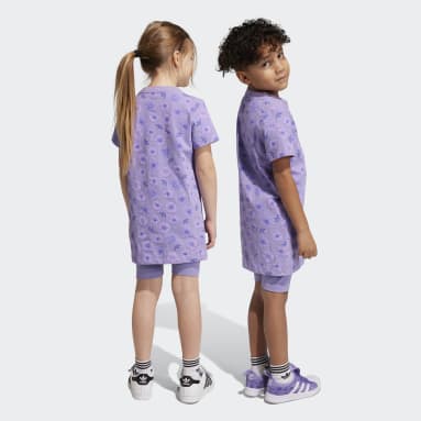 Children Originals Purple Floral Dress Set