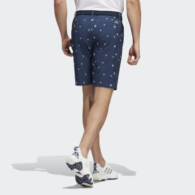 Men Golf Blue Ultimate365 Allover Print 9-Inch Shorts