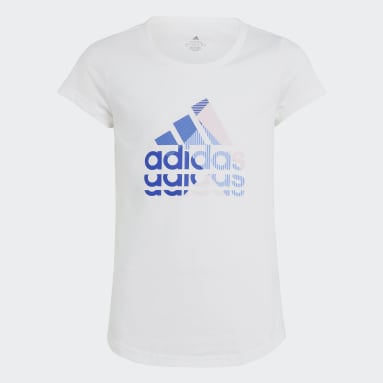 Girls Sportswear White Graphic Tee