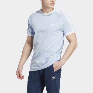 T-shirt adicolor Classics 3-Stripes Blu Uomo Originals