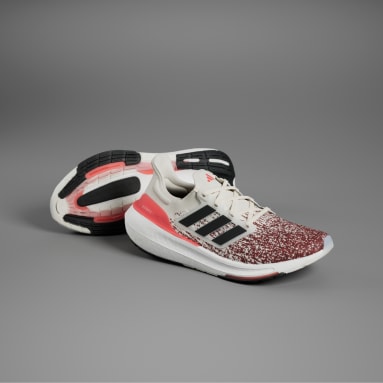 adidas White/Black Louisville Cardinals Ultraboost 21 Running Shoe