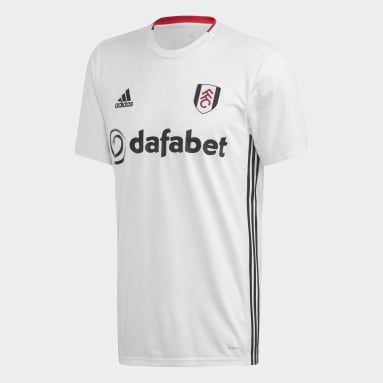 Mænd Fodbold Hvid Fulham FC hjemmebanetrøje