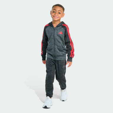 2-Piece Long Sleeve Poly Fleece Jacket & Jogger Set