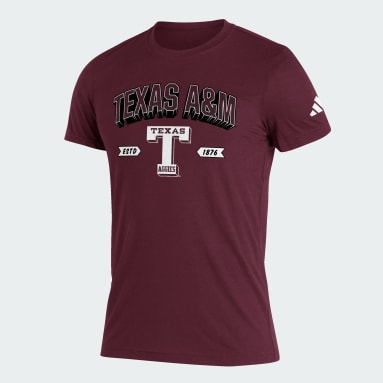 Men's Training Red Texas A&M NCAA Blend AEROREADY Tee