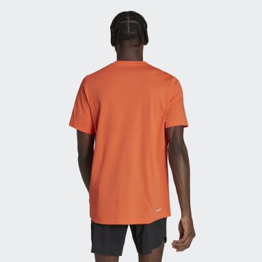 Playera AEROREADY Designed 2 Move Feelready Sport Naranja Hombre Training