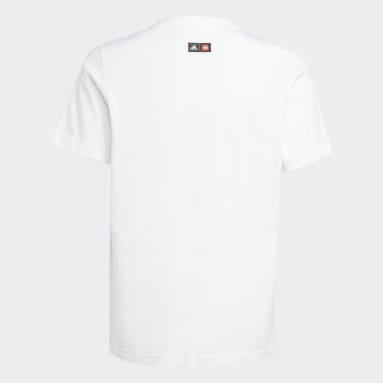 Polera Estampada adidas x LEGO® Blanco Niño Sportswear