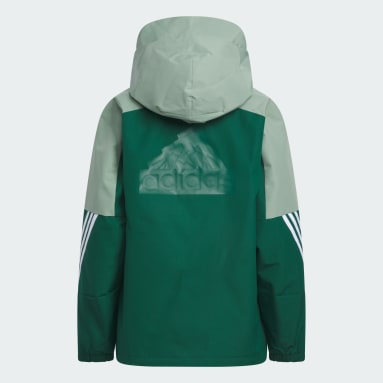 키즈 Gym & Training Green 스포츠웨어 어반 아웃도어 다운 재킷