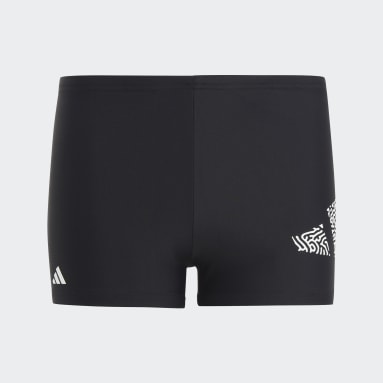Kluci Plavání černá Plavecké boxerky 3 Bar Logo
