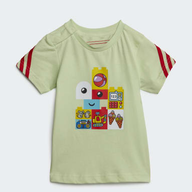 Infants Sportswear Yellow adidas x LEGO® Play Tee