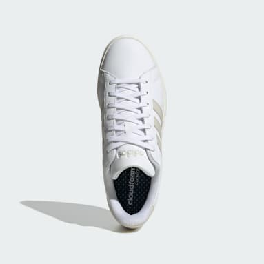 Chaussure Grand Court Cloudfoam Comfort Blanc Hommes Sportswear