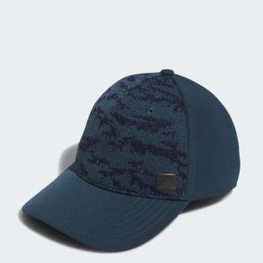 Men Golf Turquoise Jacquard 5-Panel Hat