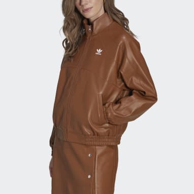 Women Lifestyle Brown Faux Leather Jacket