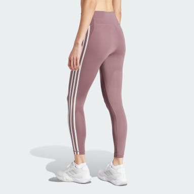 Train Essentials 3-Stripes High-Waisted 7/8 Leggings