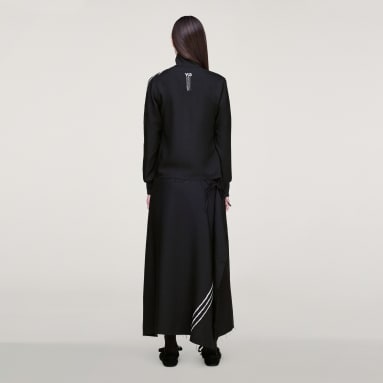 Y-3 SPORT UNIFORM RAW CUT 3 STRIPES SKIRT