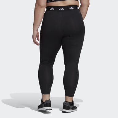 Legging Techfit 7/8 (Grandes tailles) Noir Femmes Fitness Et Training