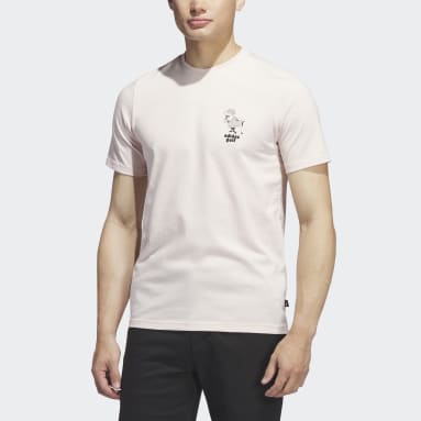 T-shirt de Golfe Rosa Homem Golfe