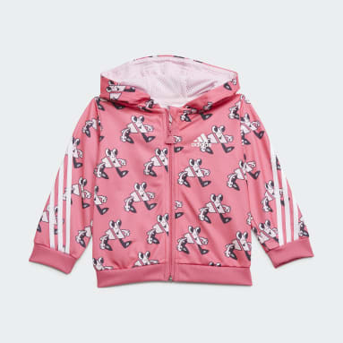 Børn Sportswear Pink Future Icons Shiny Allover Print kønsneutralt joggingsæt