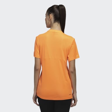 adidas, Tops, Neon Orange Adidas T Shirt