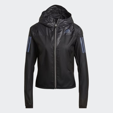 Chamarra Adizero Running Negro Mujer Running